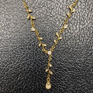 1928 Brand Elegant Gold Leaf Necklace